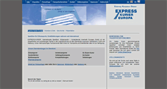 Desktop Screenshot of express-kurier-europa.de