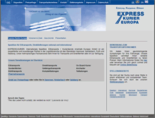 Tablet Screenshot of express-kurier-europa.de